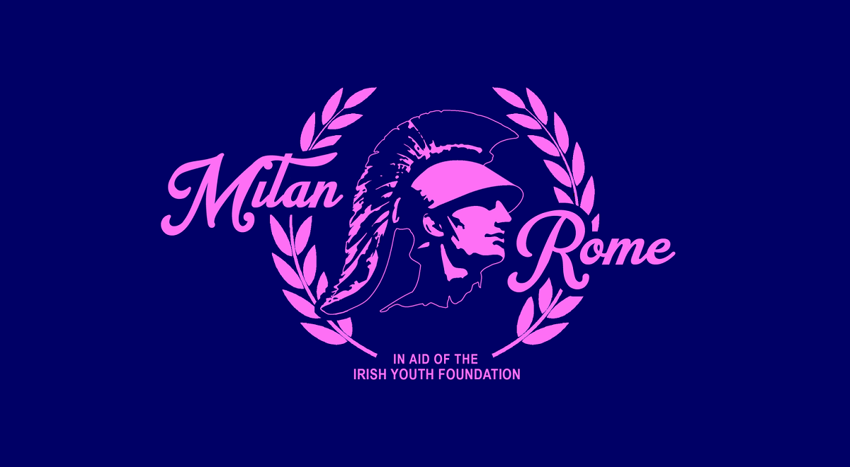 Logo for the Milan to Rome Cycle